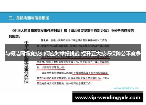 与柯洁同场竞技如何应对举报挑战 提升五大技巧保障公平竞争